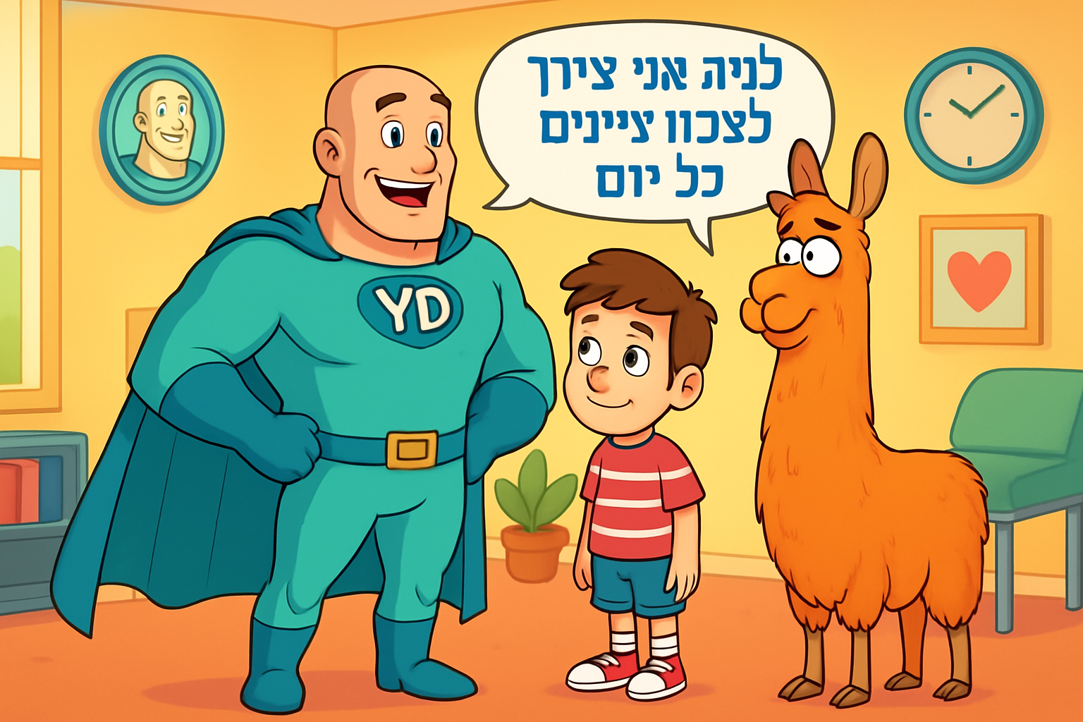 רוני מגיע למרפאה